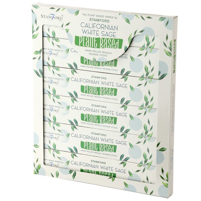 Pack de 6 Bâtonnets d'Encens Masala à Base de Plantes - Sauge Blanche de Californie