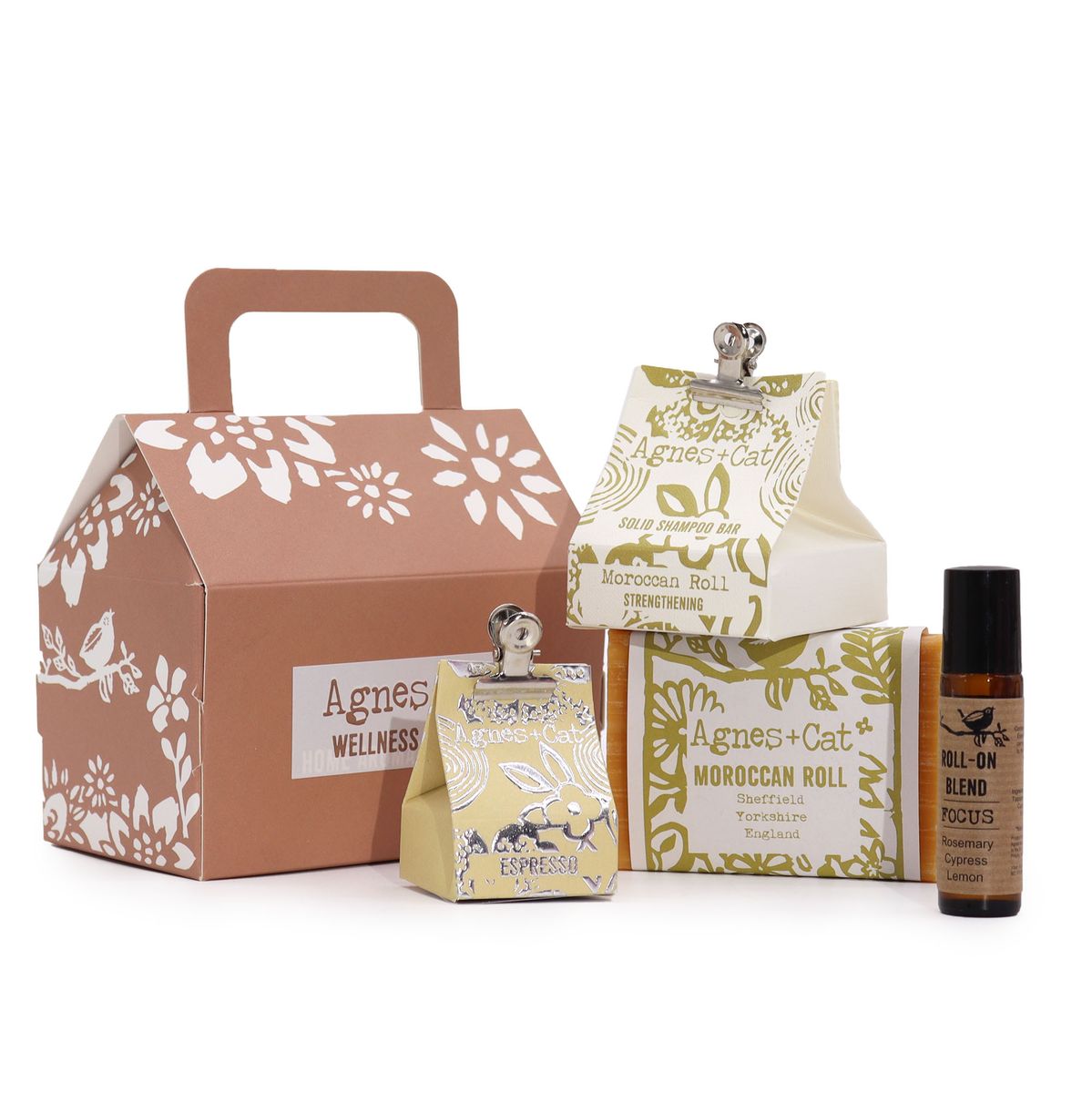 Conjunto de presente de bem-estar da Agnes & Cat - Manhã marroquina