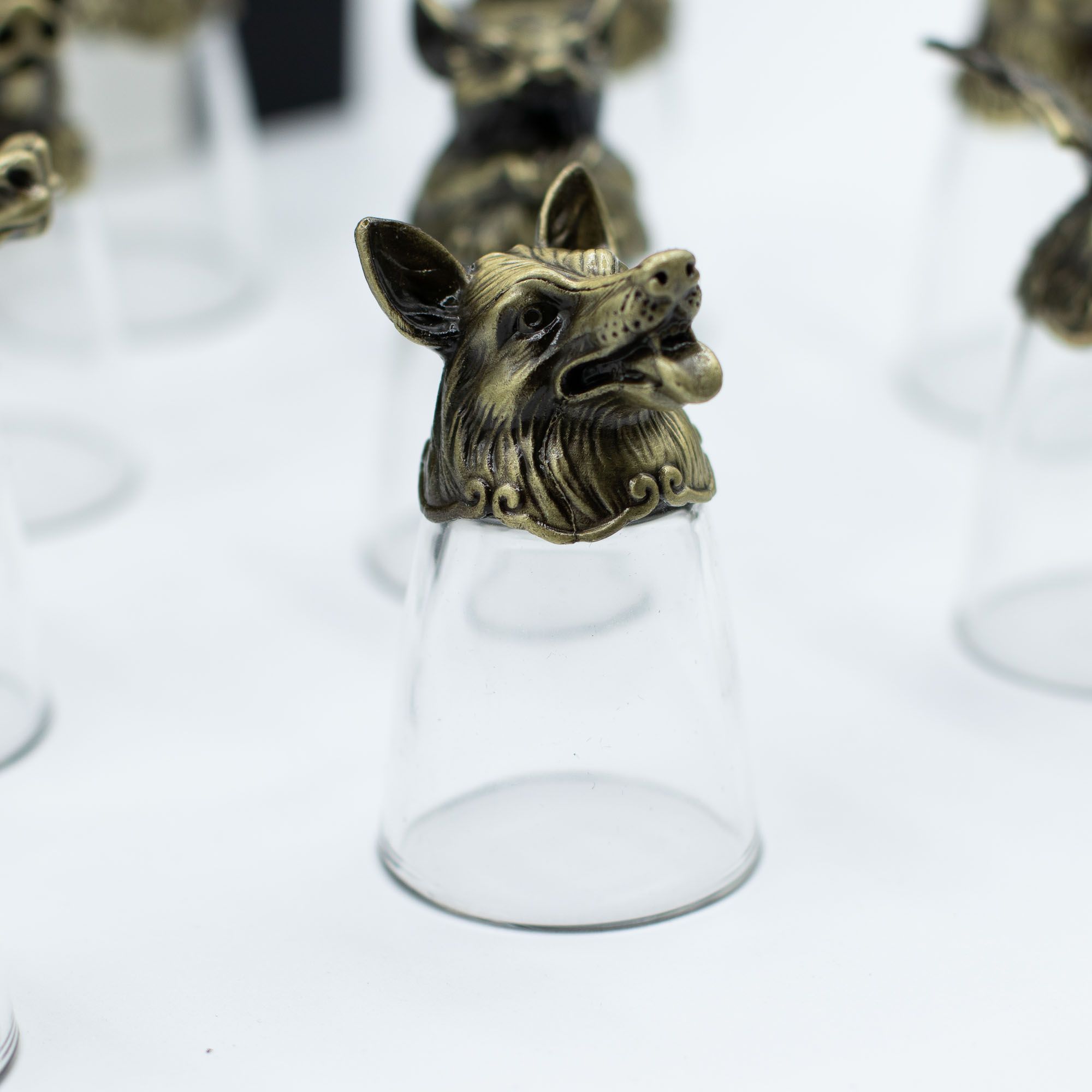 Obrnute Shot Čašice (25ml) – Stvorenja Kineskog Horoskopa – Antik Brončana