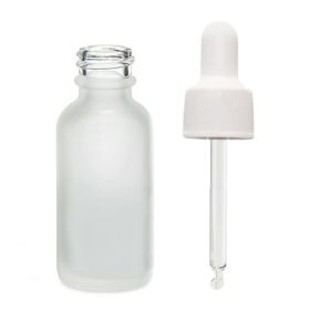 Sticlă Mată Albă Cu Pipetă Albă, 50ml