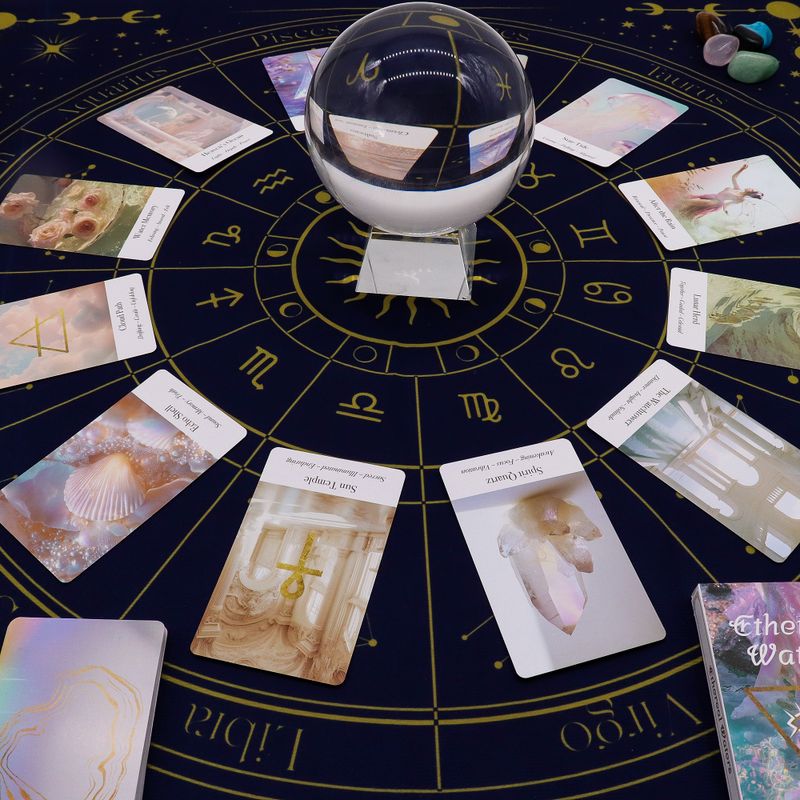 Tarot Reading Cloth - Zodiac (75x75cm)