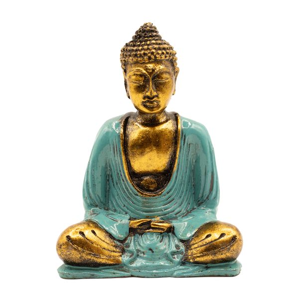 Kékeszöld és Arany Buddha - Közepes