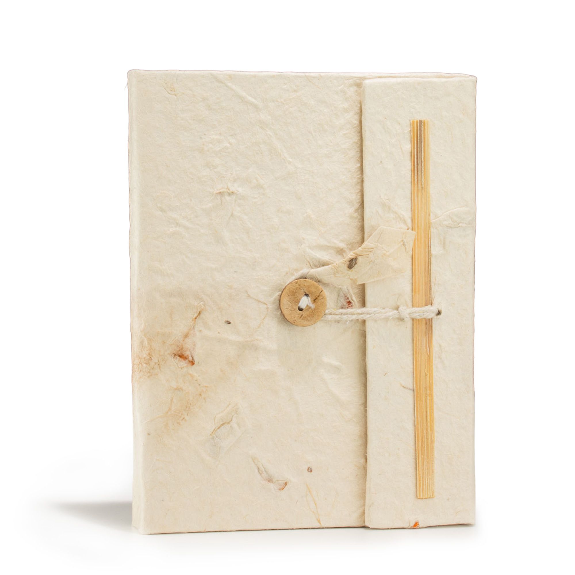 Lokta-anteckningsbok med blandade blommor (15x12 cm) - 45 sidor