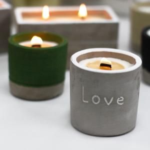 Velas de hormigon
