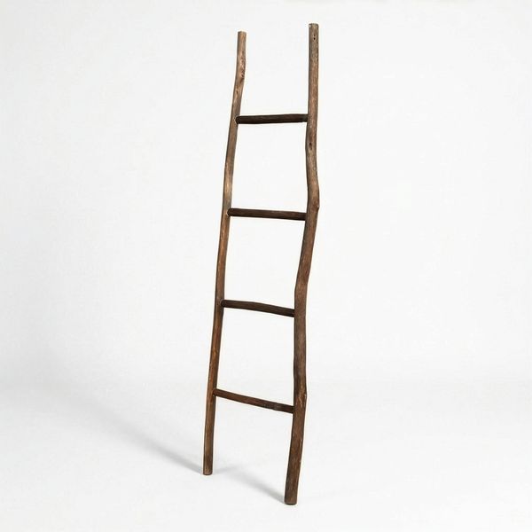 Escalera de Madera Kemu Grande - 1.5m - Chocolate - Estilo japonés