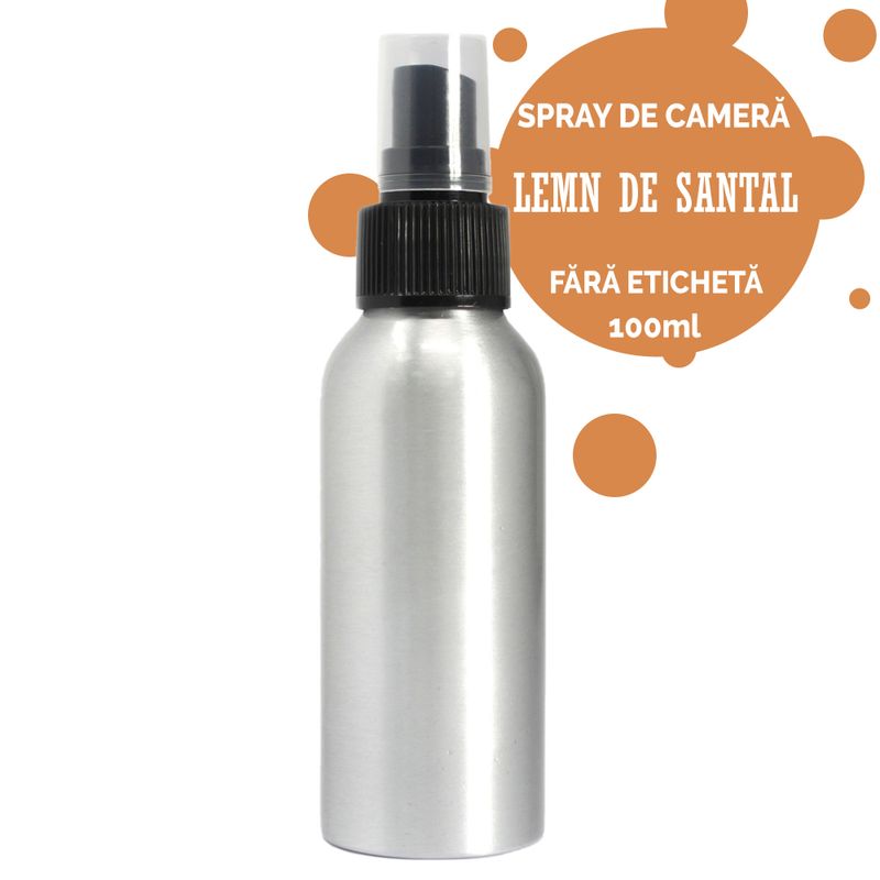 Pokojový Sprej bez Etikety 100ml - Santalové Dřevo