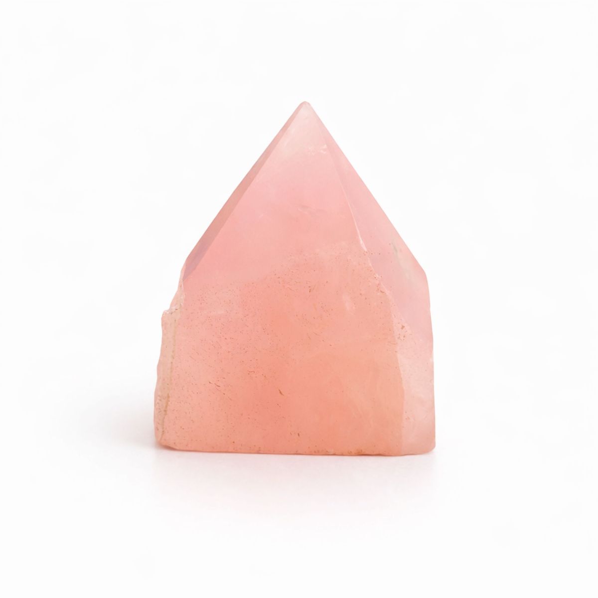 Pontas polidas de gemas superiores - Quartzo rosa (aprox. 5-6 peças)