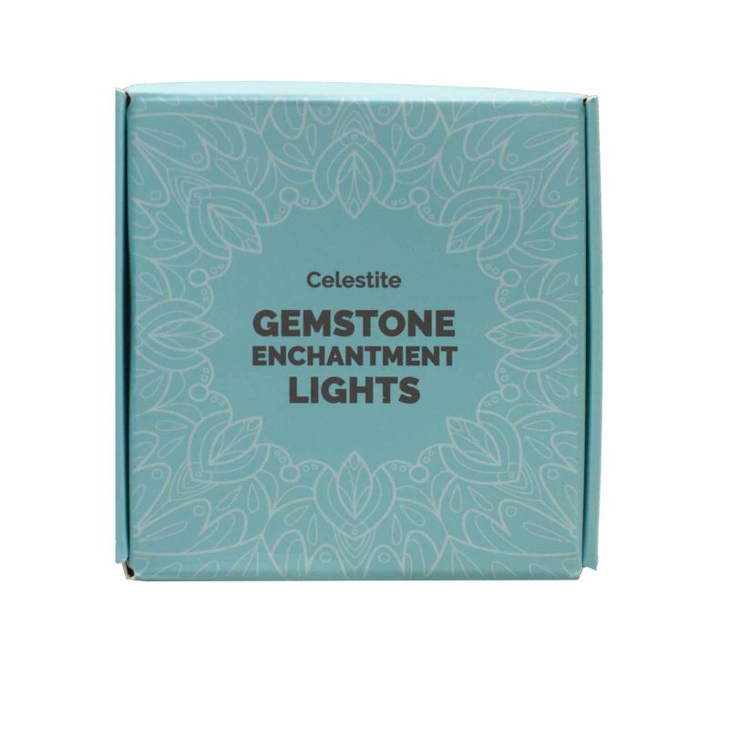 Lumières d’enchantement de pierres précieuses - Célestite