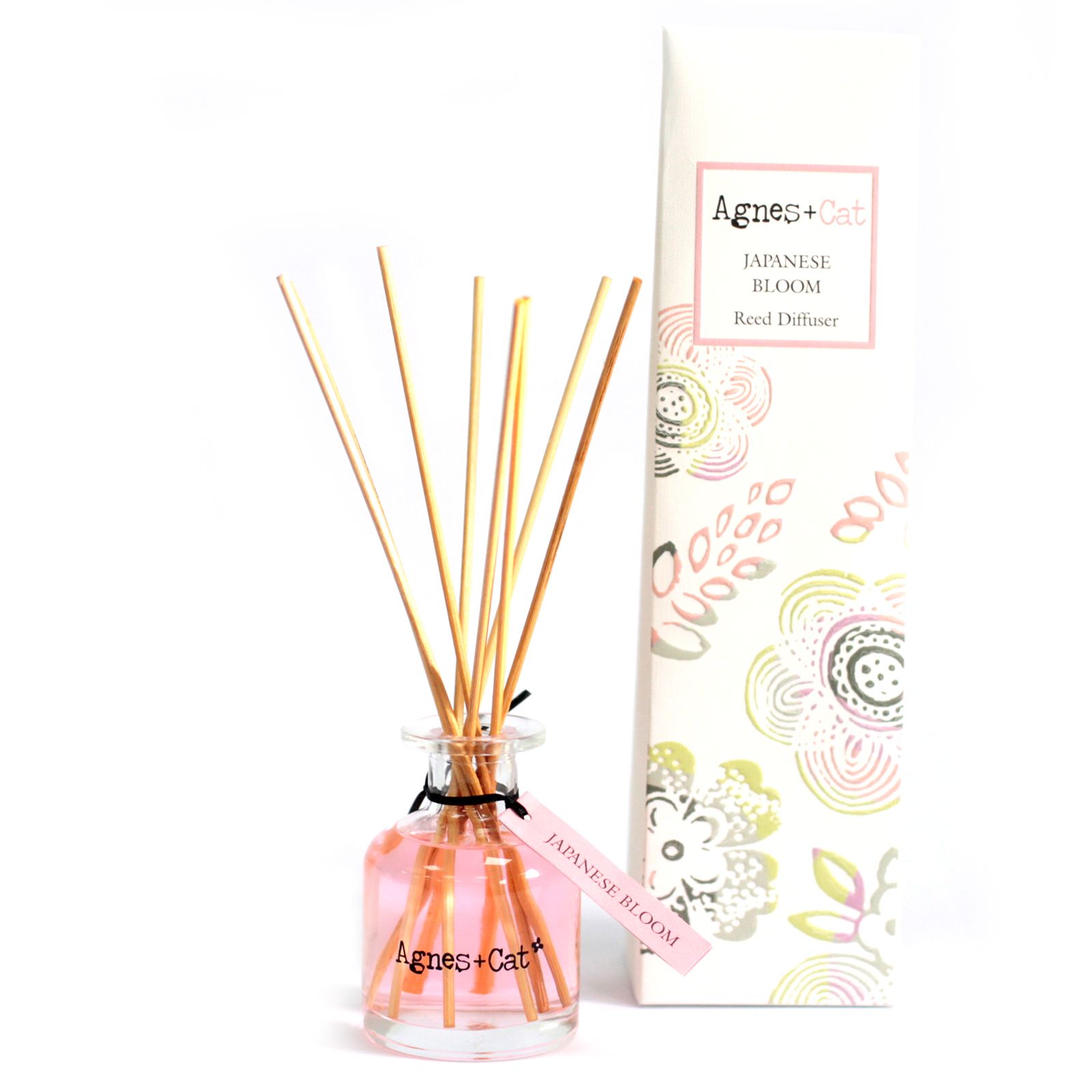 Reed Diffuser - Japanese Bloom 140ml Long-Lasting Home Fragrance