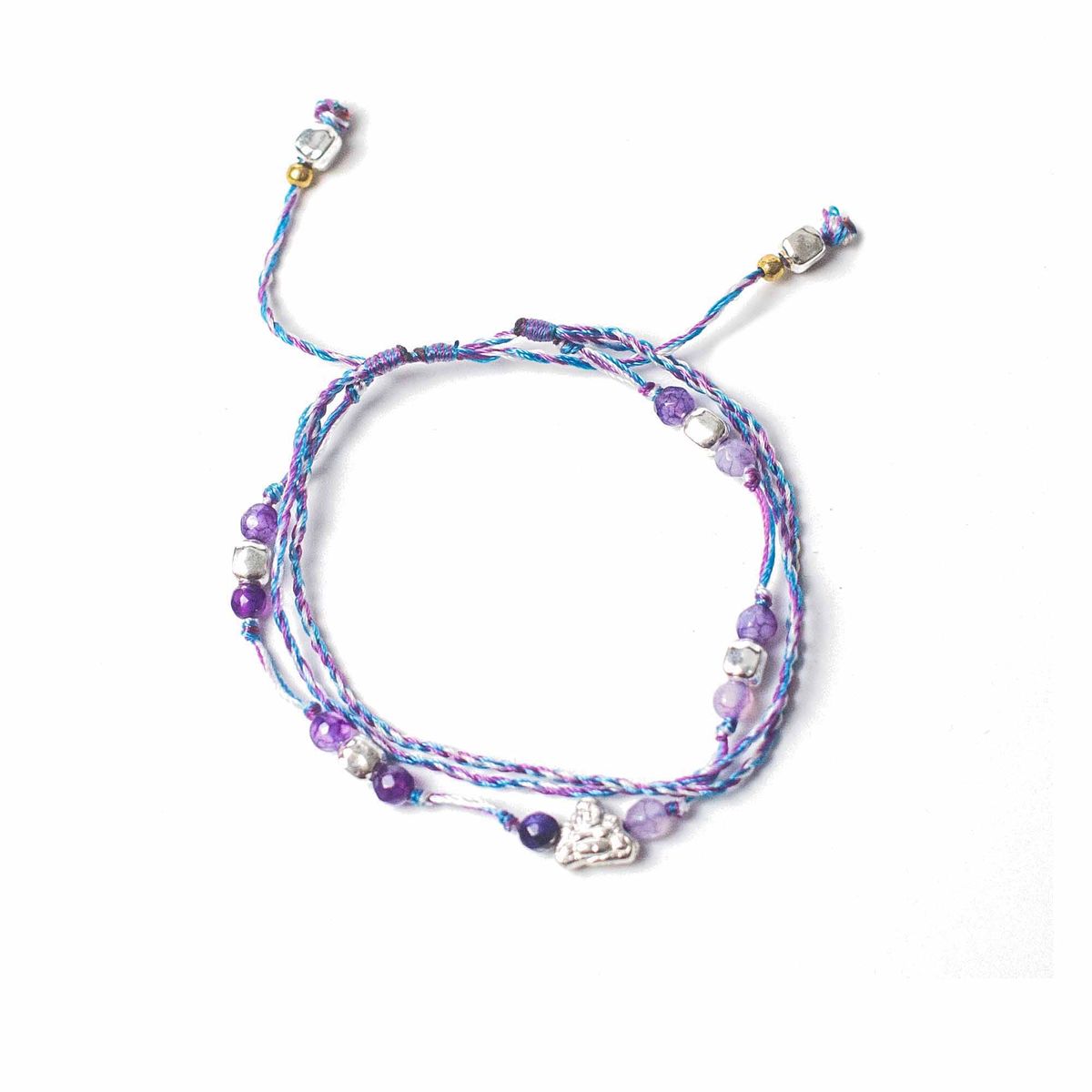 Pulseira de cordão do templo - Proteção e sorte