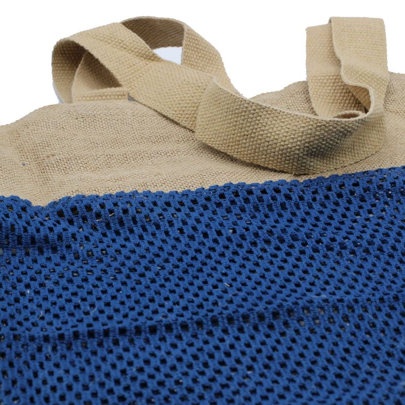 Sac filet pur jute doux et filet en coton - Jean's