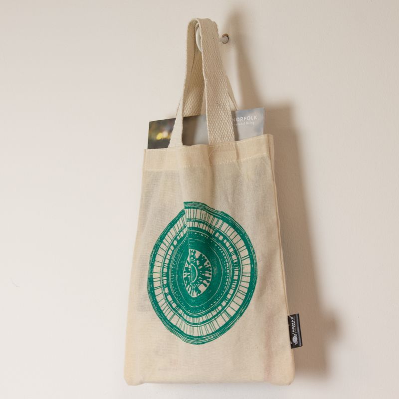 Iconic Mini Gift Tote Bag - Urban Mandala (4 assorted colours) - (25x20cm) - Natural 4oz