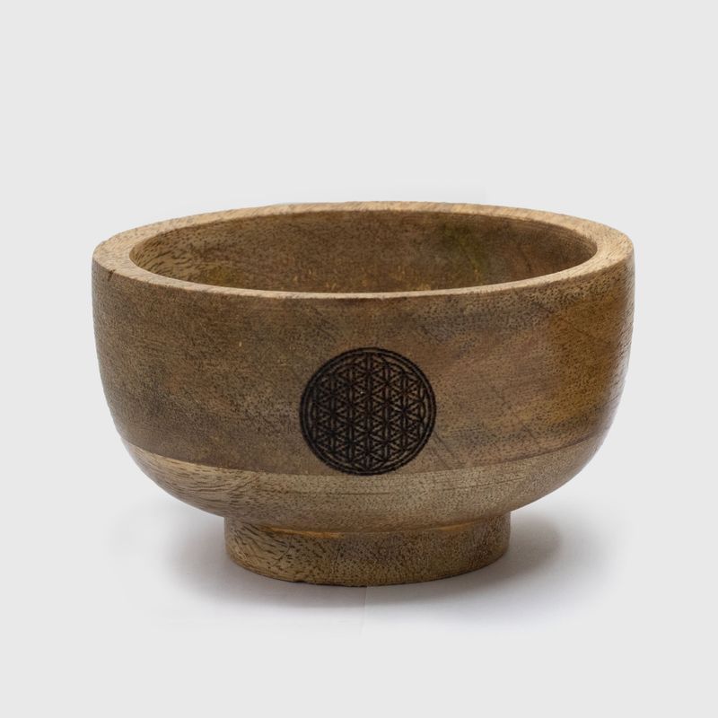 Малка Ритуална Купа - Поставка за Ароматни Конуси и Пръчици - 11x5,5см
