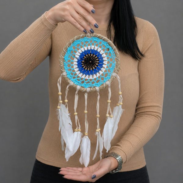 Macramé Dromenvanger Pastel Kleuren