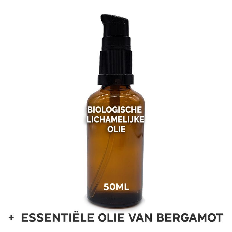 Huile Corporelle Bio 50ml  - Bergamote - Sans étiquette