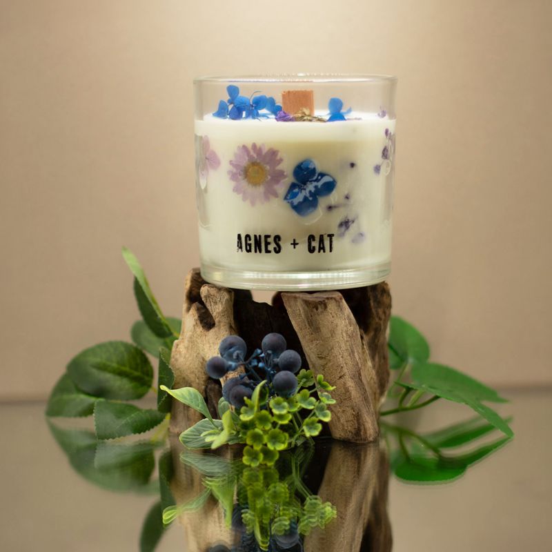 Agnes + Cat Extra Large  Crackle Soy Candle - Moorland