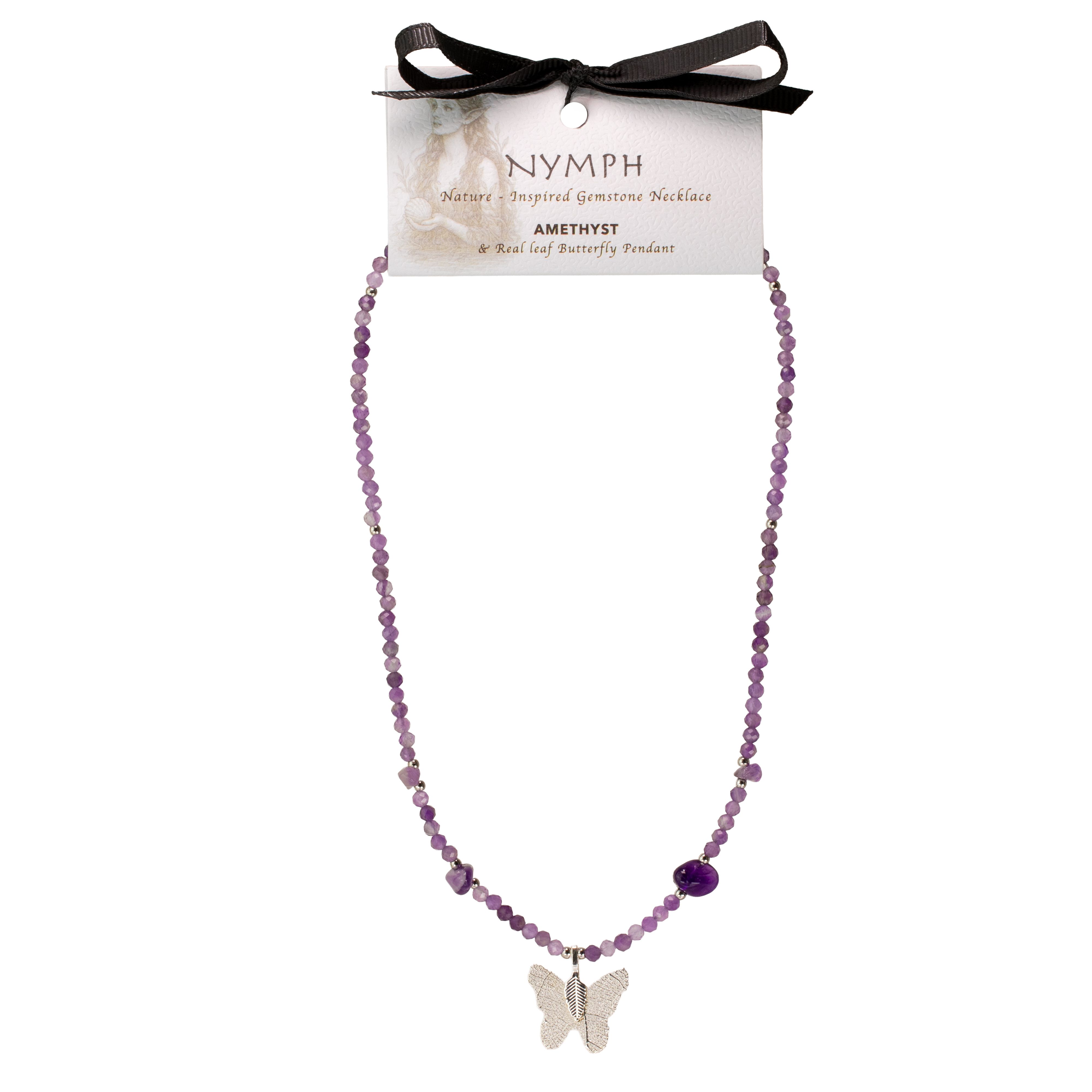 Nymph Spirit Gemstone Necklace Set - Full Moon