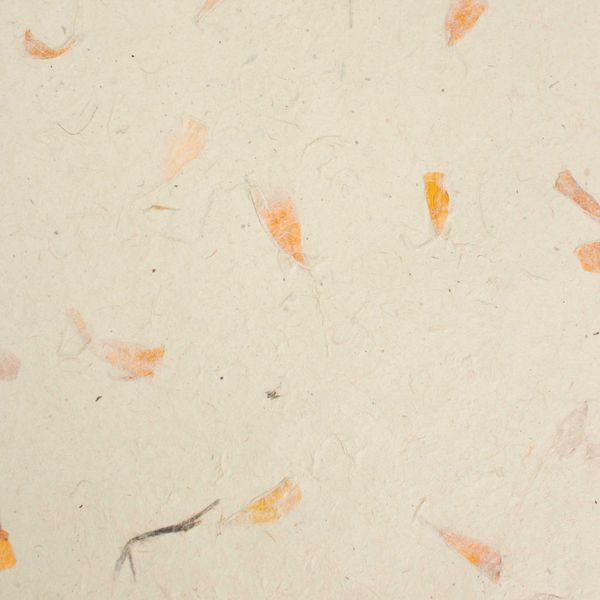 A4 - Papel artesanal Lokta (paquete de 20 hojas) - amarillo caléndula