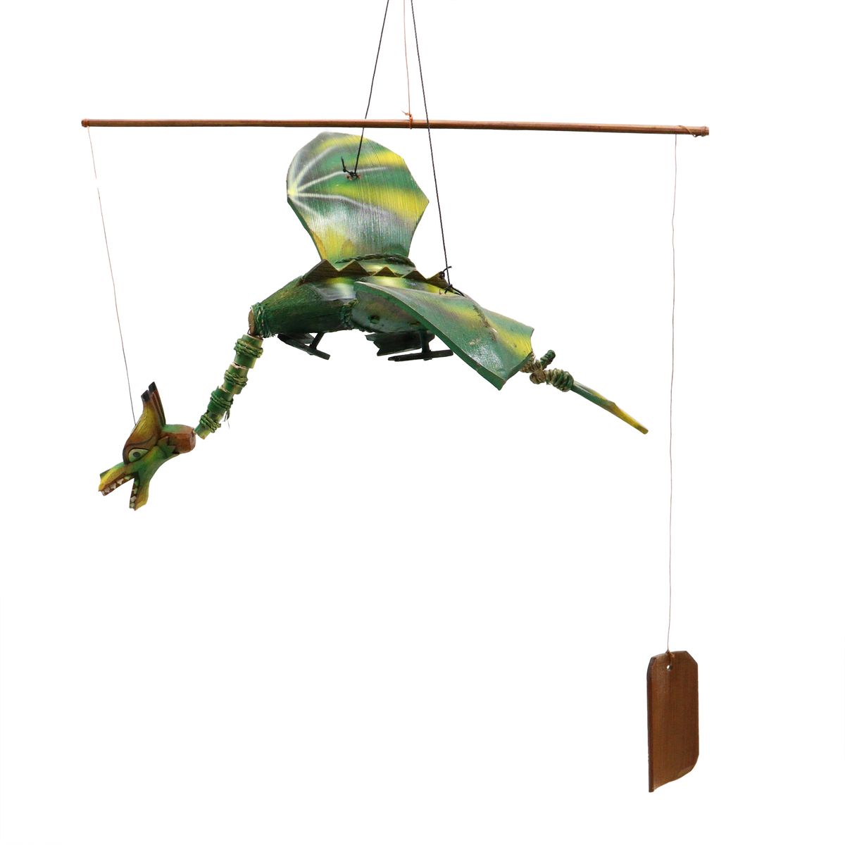 Dragão Voador Verde 37 cm