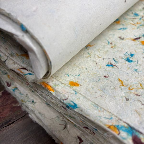 Papel Artesanal Lokta - Algodão Verde