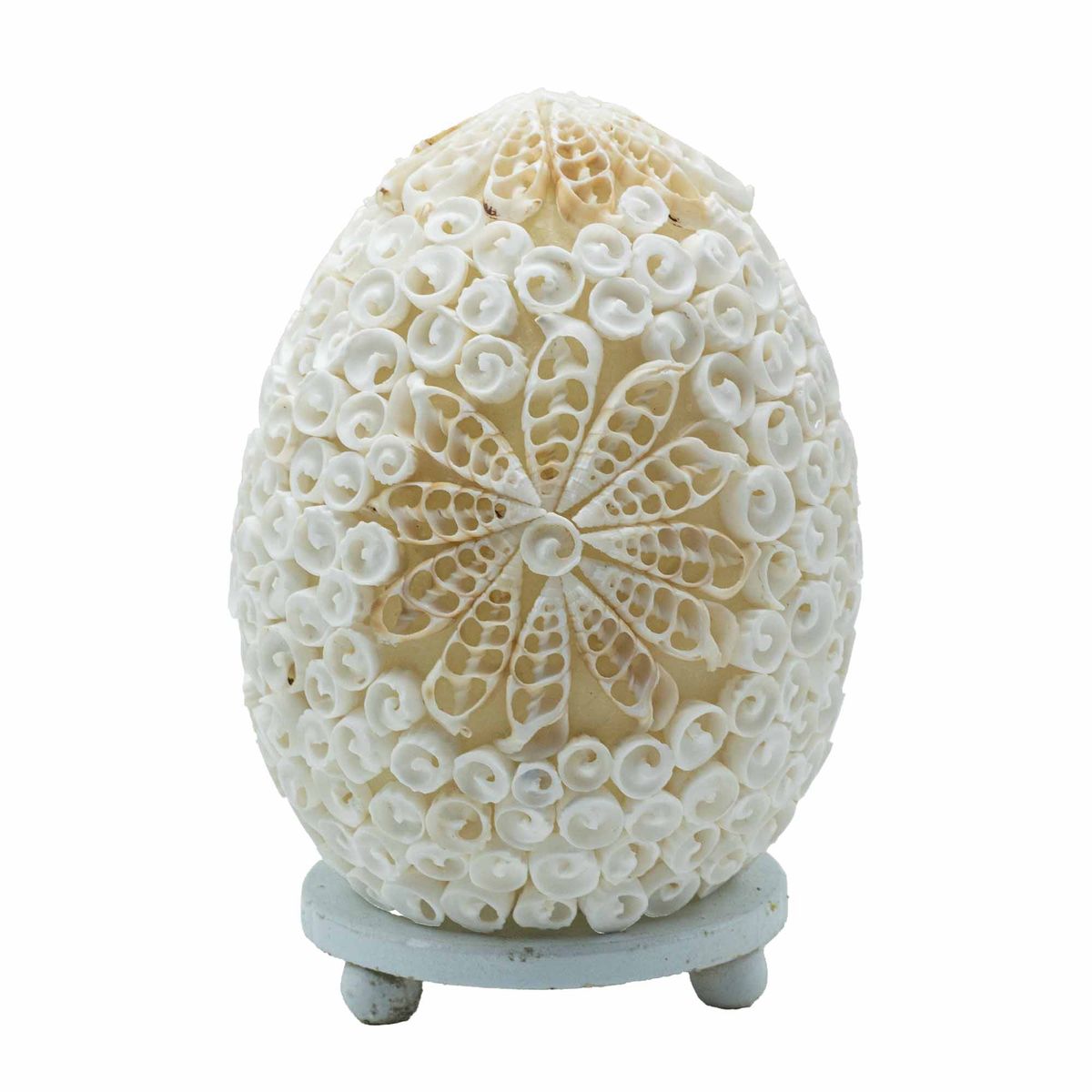 Candeeiro Boho de Conchas Marinhas - Concha Oval  - 15 cm