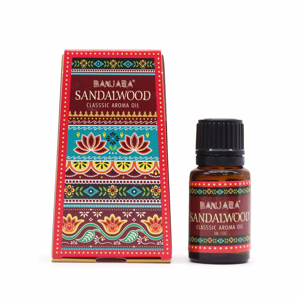 Óleo perfumado da Índia Banjara 10 ml - Sândalo