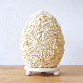 Boho Sea Shell Lamp - Cut Art Shell Oval - 15cm (UK)