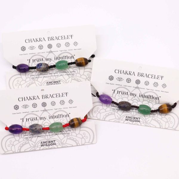 Pulseiras dos Chakra - Contas