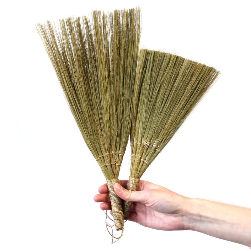 Комплект 4 - Pampas Fan Broom - Естествени смесени размери
