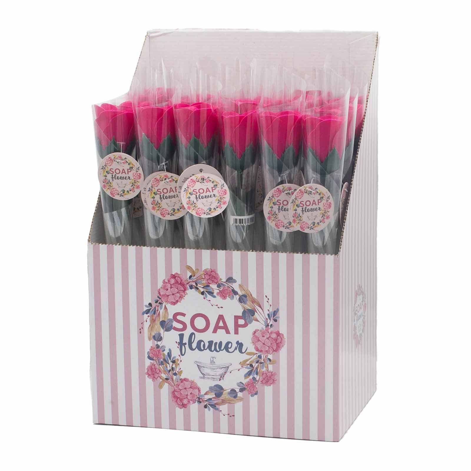 Small Pink Rose Soap Flowers - Lifelike, Long-Lasting Decorative Gift