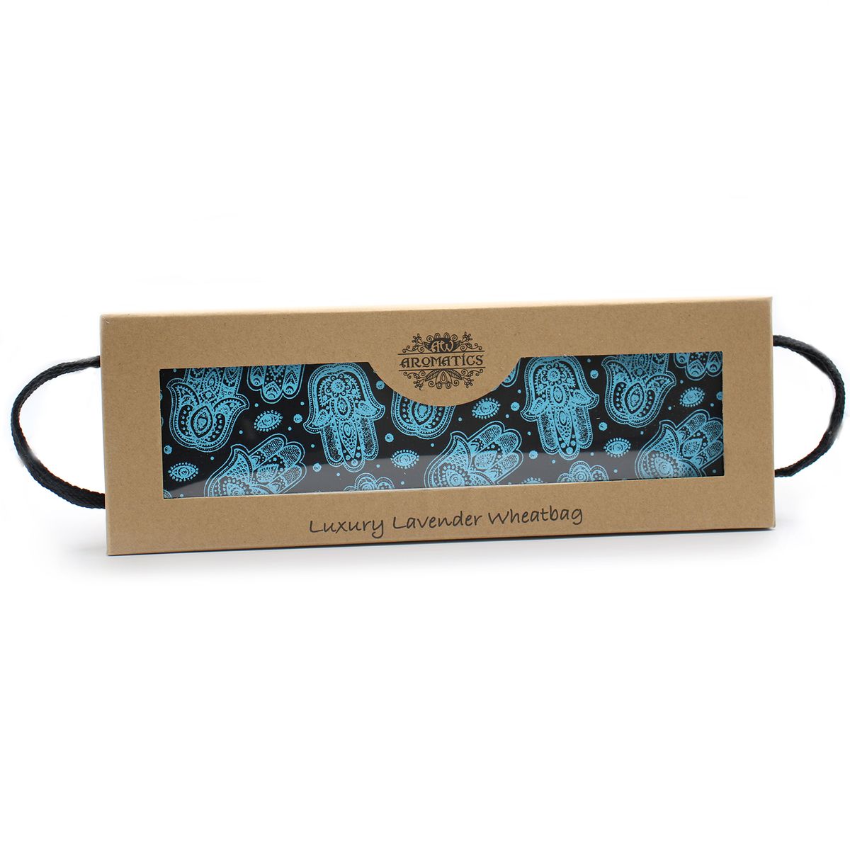 Saco de trigo com lavanda de luxo em caixa de presente - Hamsa