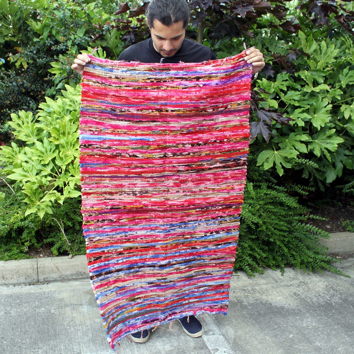 Tapete de retalhos médio - 128x75 cm