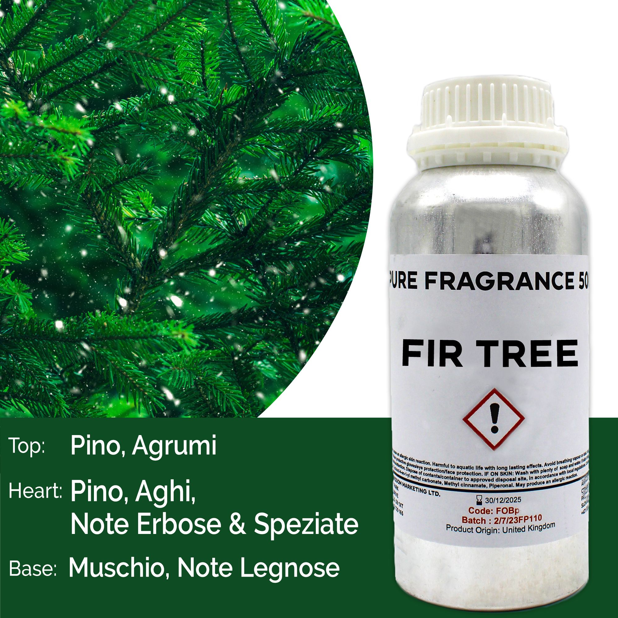 Fragranza Pura 500g - Abete