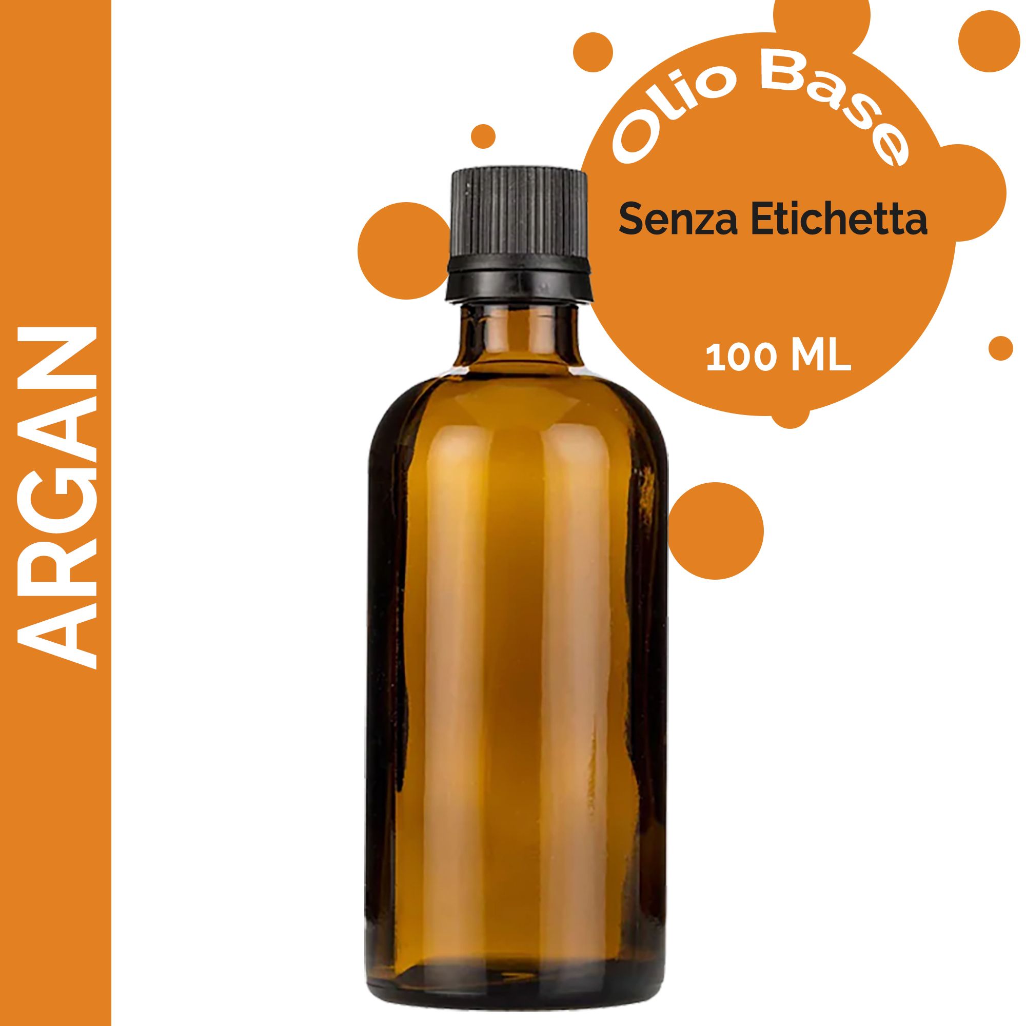 Olio Base di Argan - 100ml - Senza Etichetta