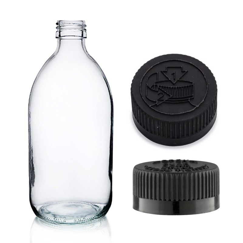 500ml Lékovky z Čirého Skla