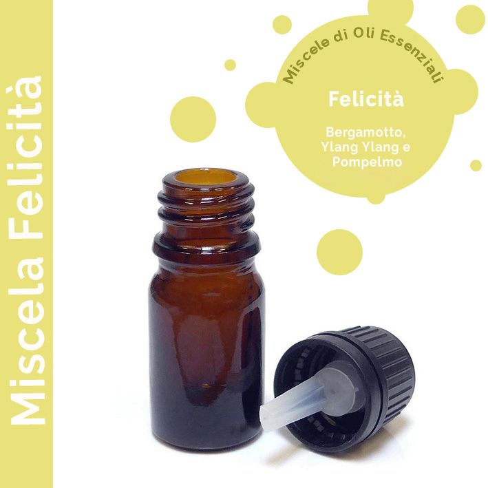Miscele di Oli Essenziali (No Etichetta) - Felicità 10ml