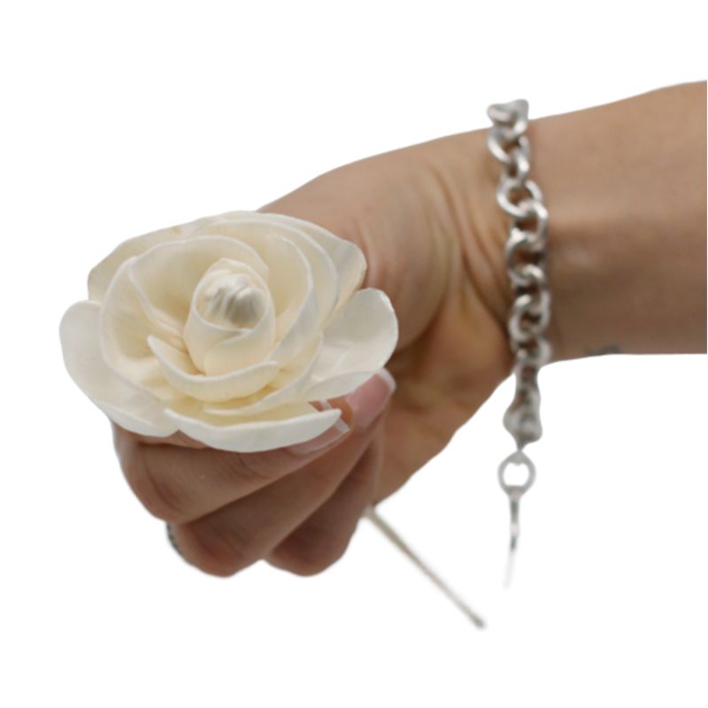 Diffuseurs Naturels Fleurs - Rose Sur Bâtonnets