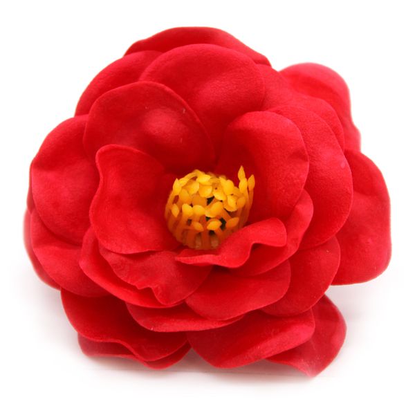 Camélia de Savon pour Bouquet - Rouge
