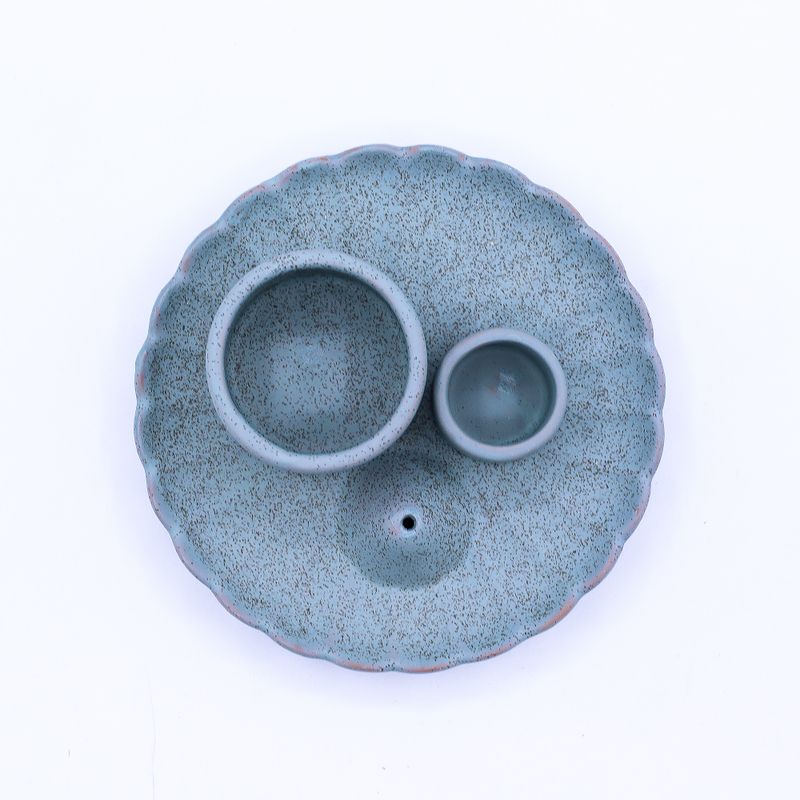 Palo Santo Stick & Smudge Holder - Blue
