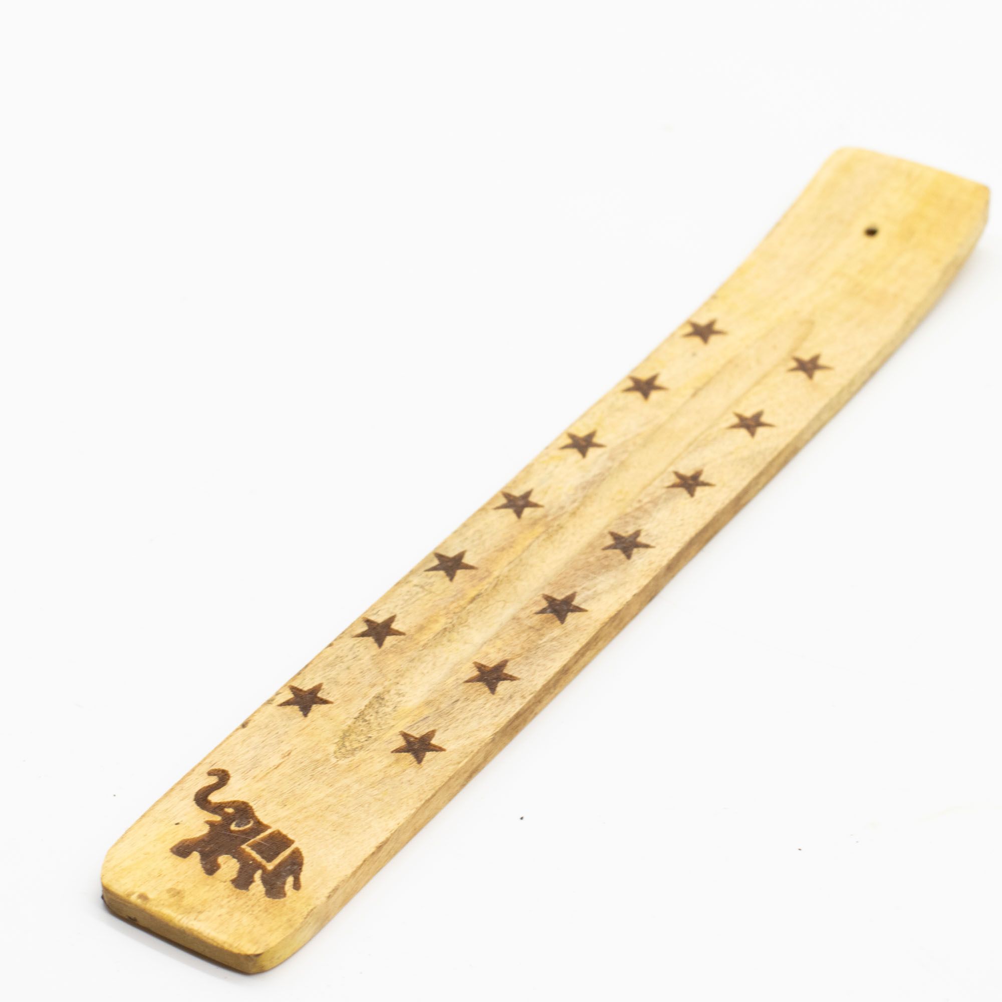 Askfångare i Naturligt Mangoträ - Blandade Esoteriska Motiv