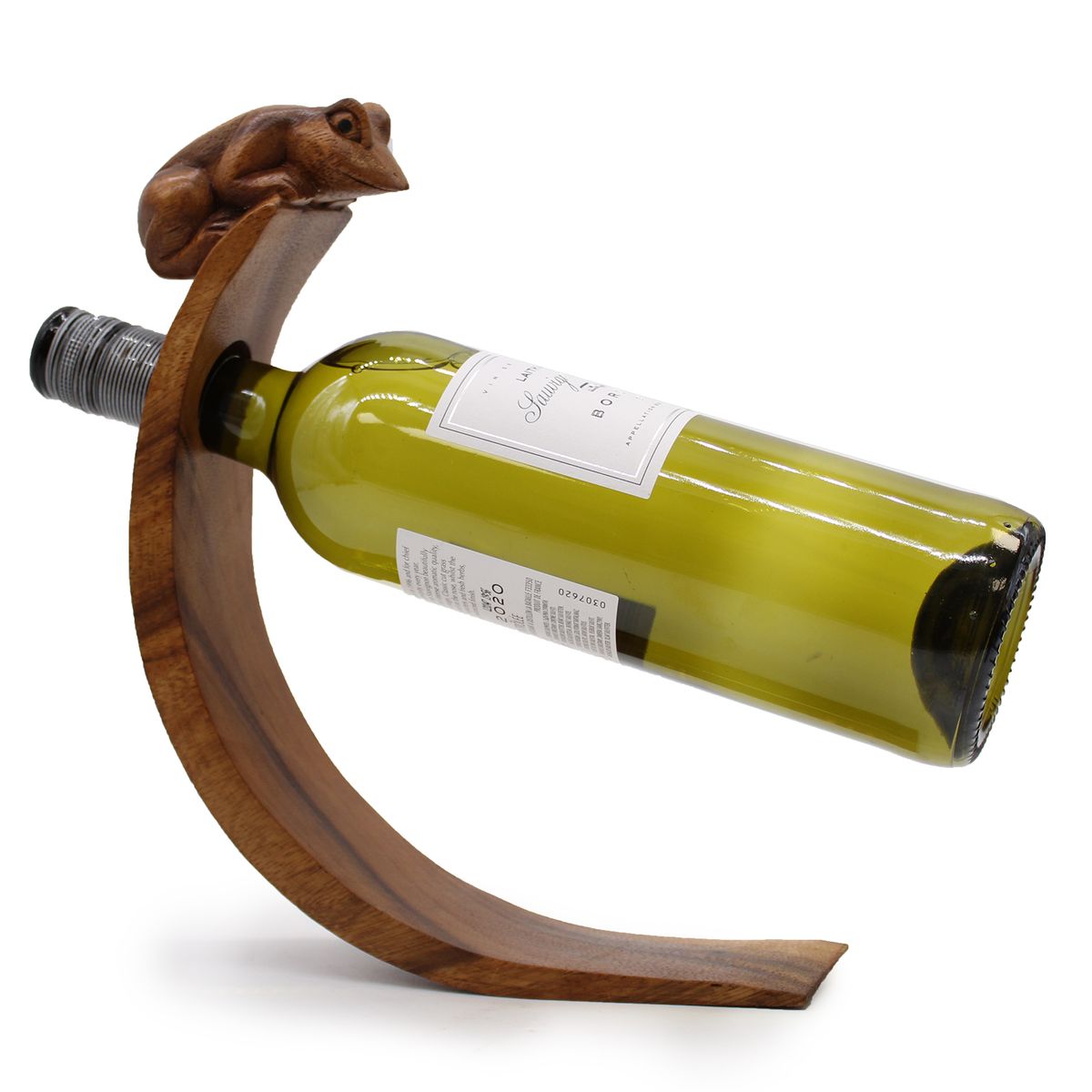 Suporte para garrafas de vinho - Sapo