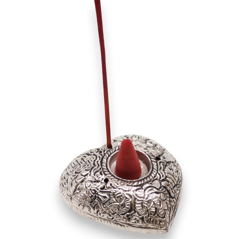 Porte-encens petit cœur 6x5,5x1,5cm