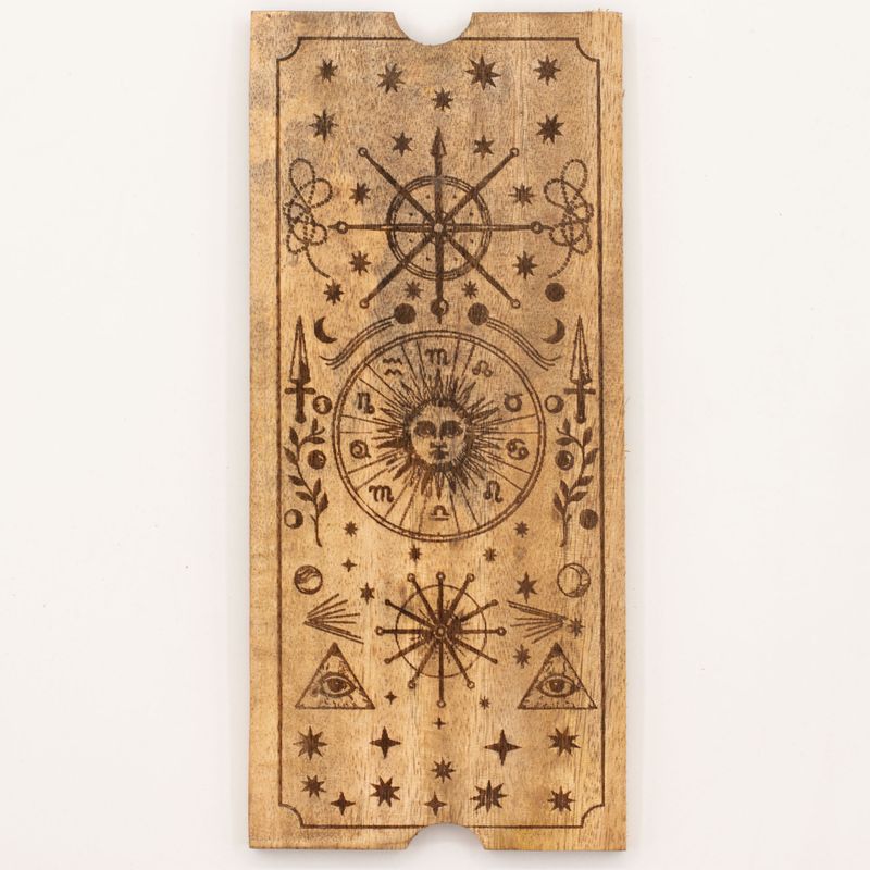 Four Section Celestial Tarot Box with Card Holder