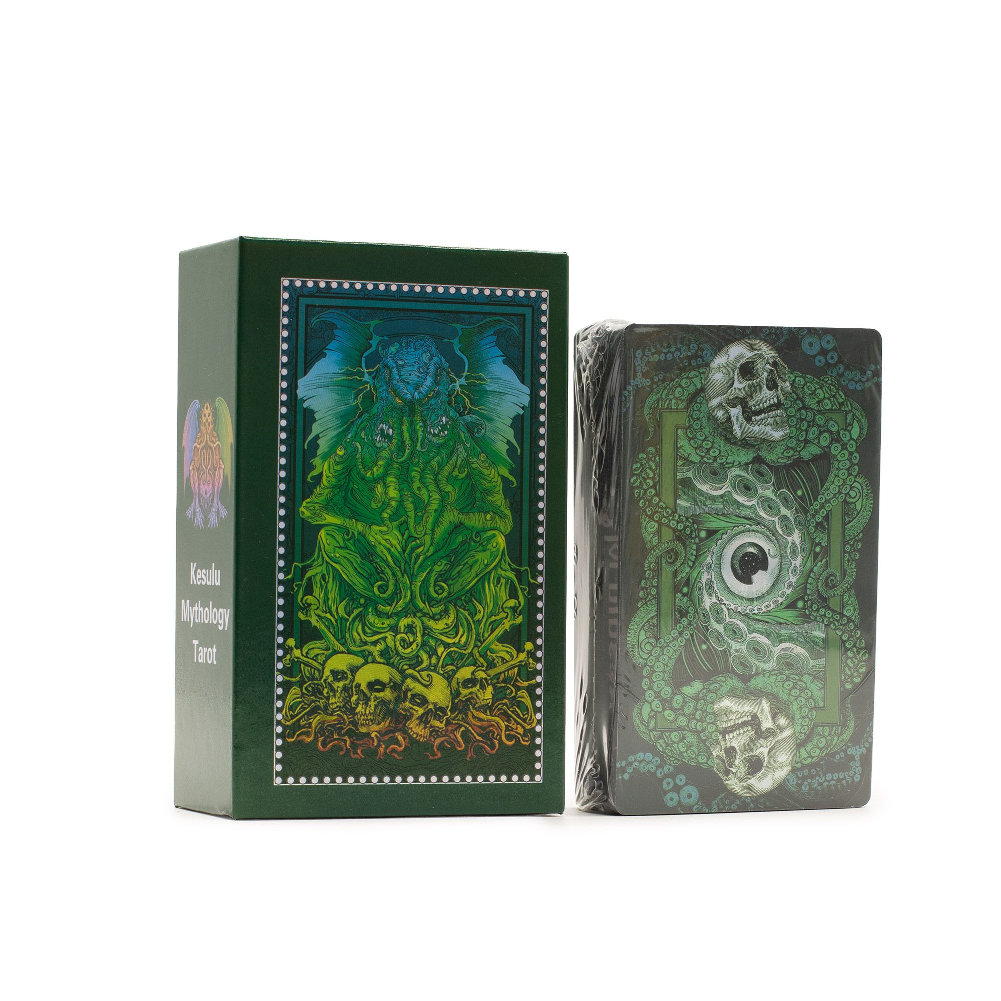 Kesulu Mythology Tarot Card Set - 78 Cards with Foil Accents & Guidebook