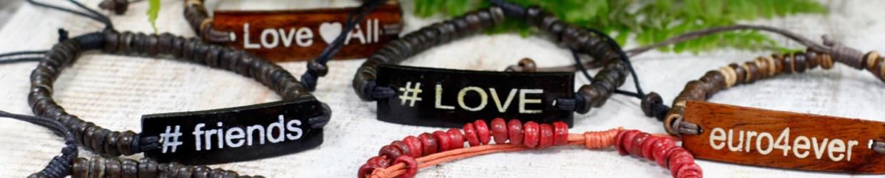 Coconut Slogan Bracelets