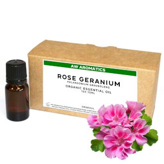 Huile Essentielle Bio Géranium Rosat 10ml - Sans étiquette
