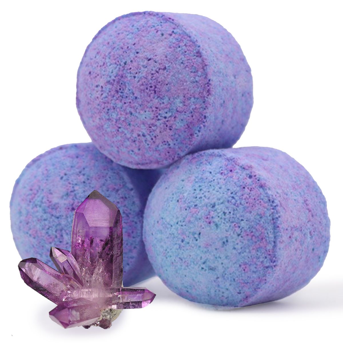 Caixa de 1,3 kg de Mini Bombas Relaxantes – Ametista Creed