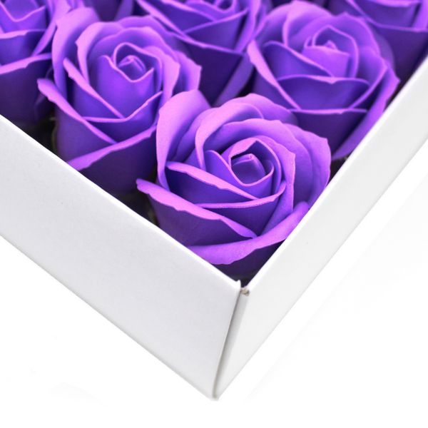 Roses de Savon  pour Bouquet- M/Améthyste
