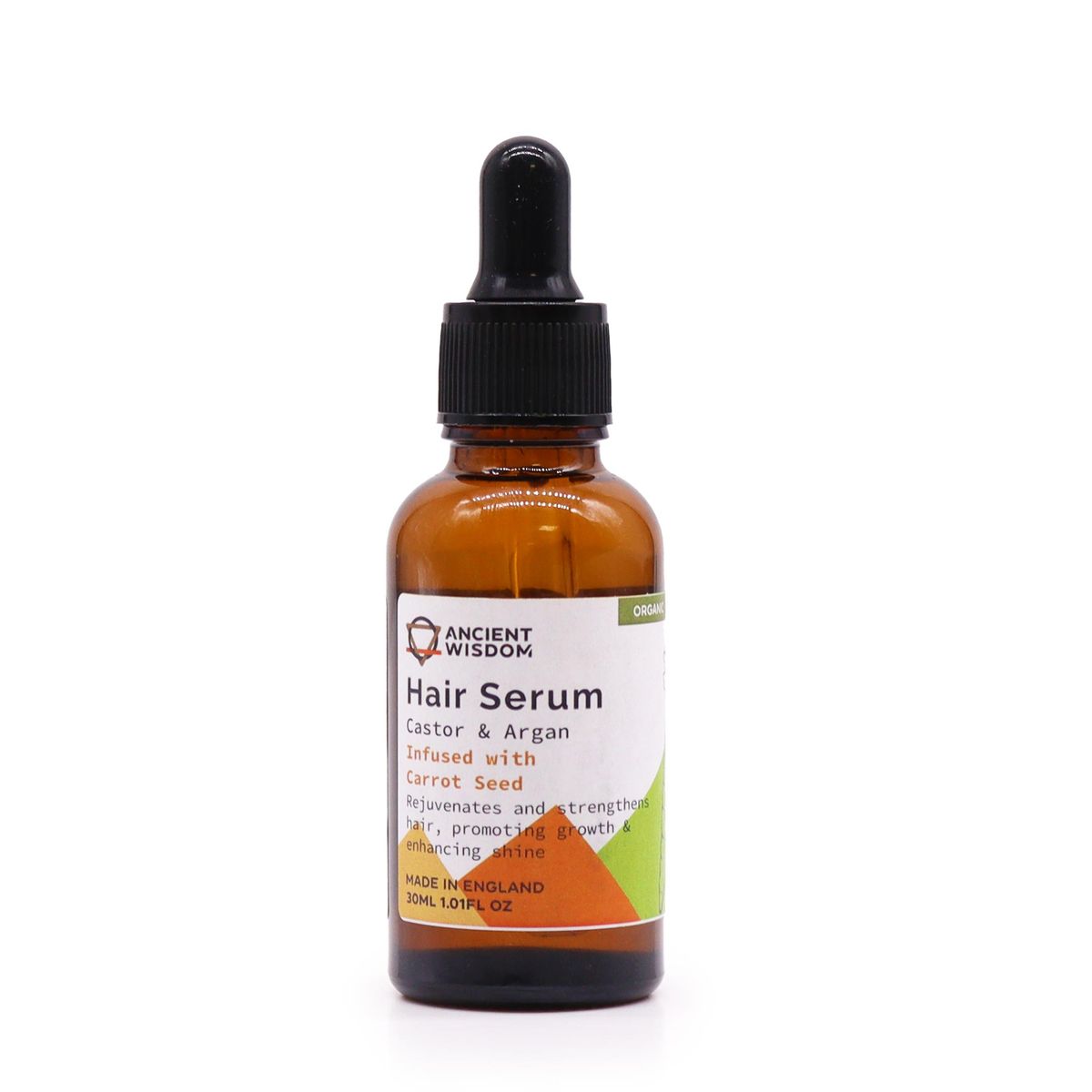 Sérum capilar orgânico 30 ml - Semente de cenoura