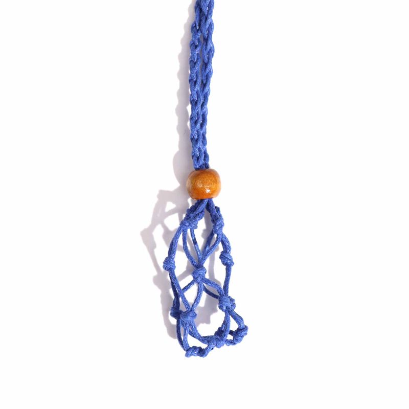 Collier à cordon pour pierre précieuse 45 cm/18 pouces - Bleu marine